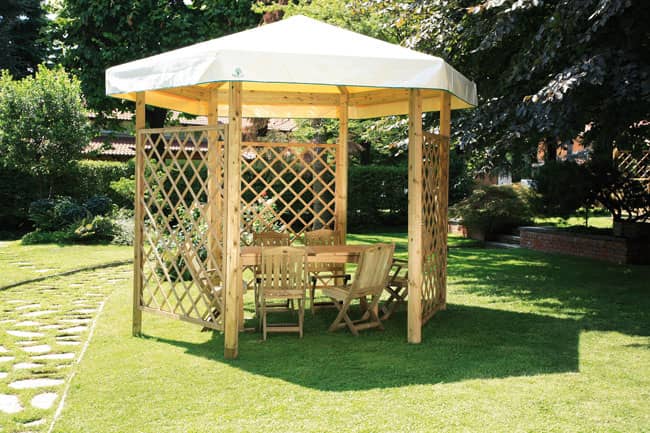 Gazebo in legno