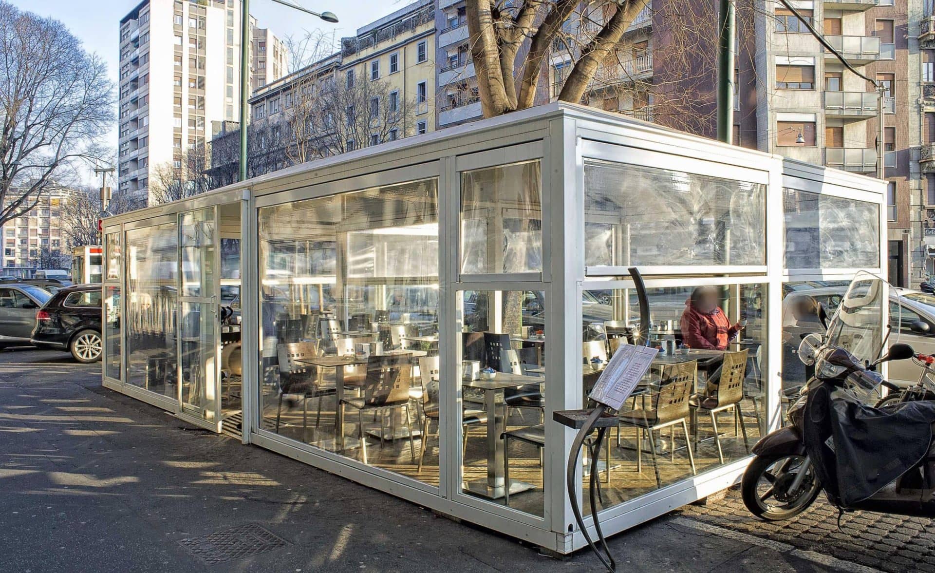 Gazebo in ferro con pedana