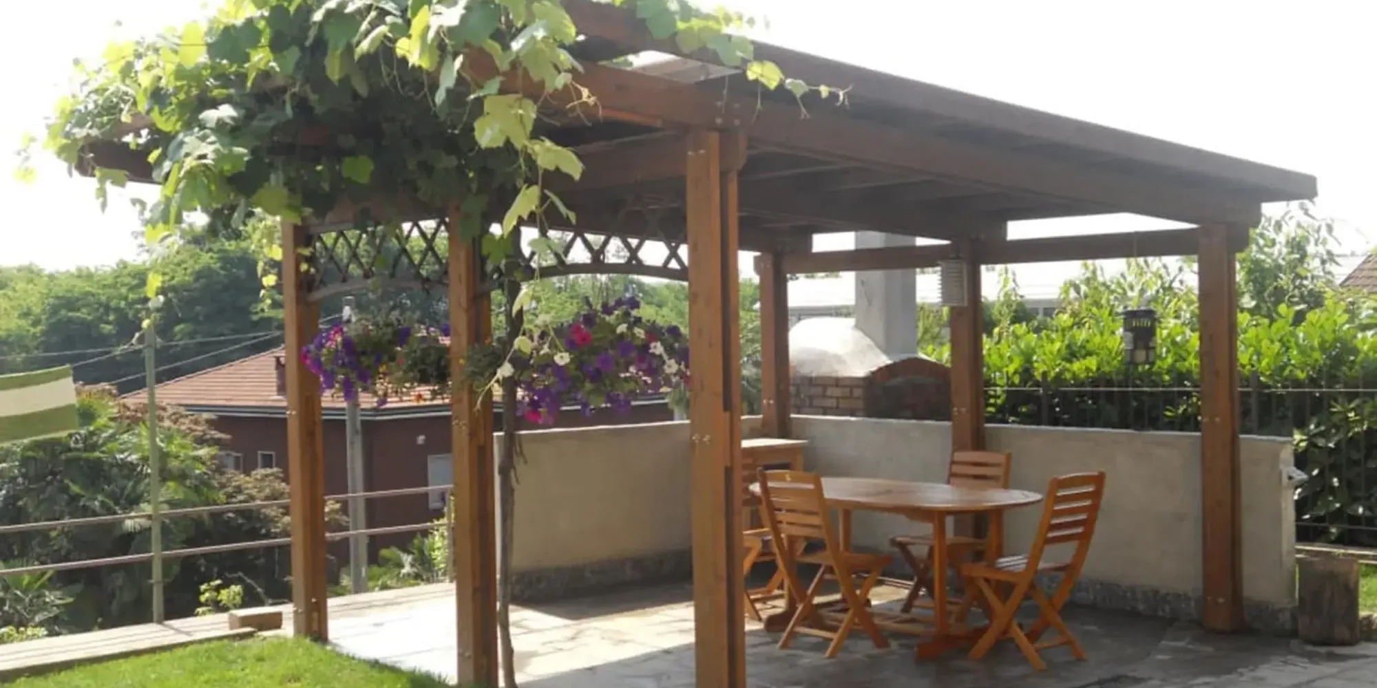 Pergola in legno