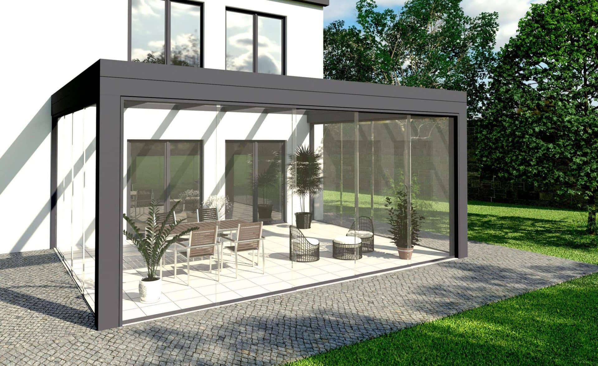 Veranda in vetro