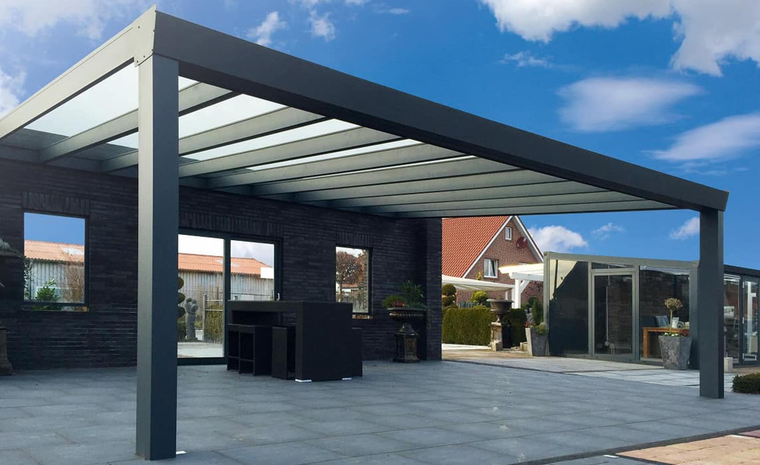 Veranda con policarbonato
