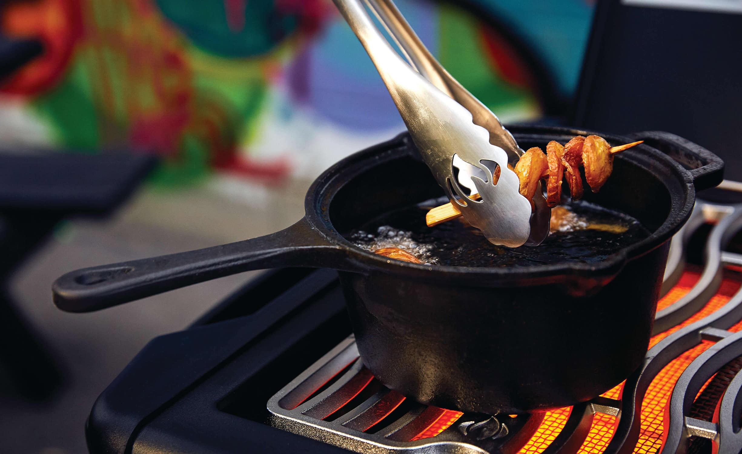 Barbeque a Gas con Fornelletto Laterale