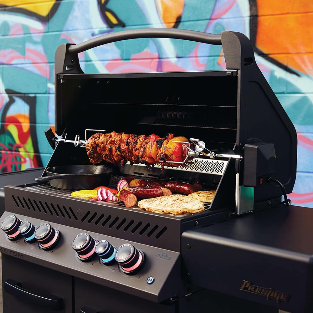 Barbeque a Gas con Fornelletto Laterale