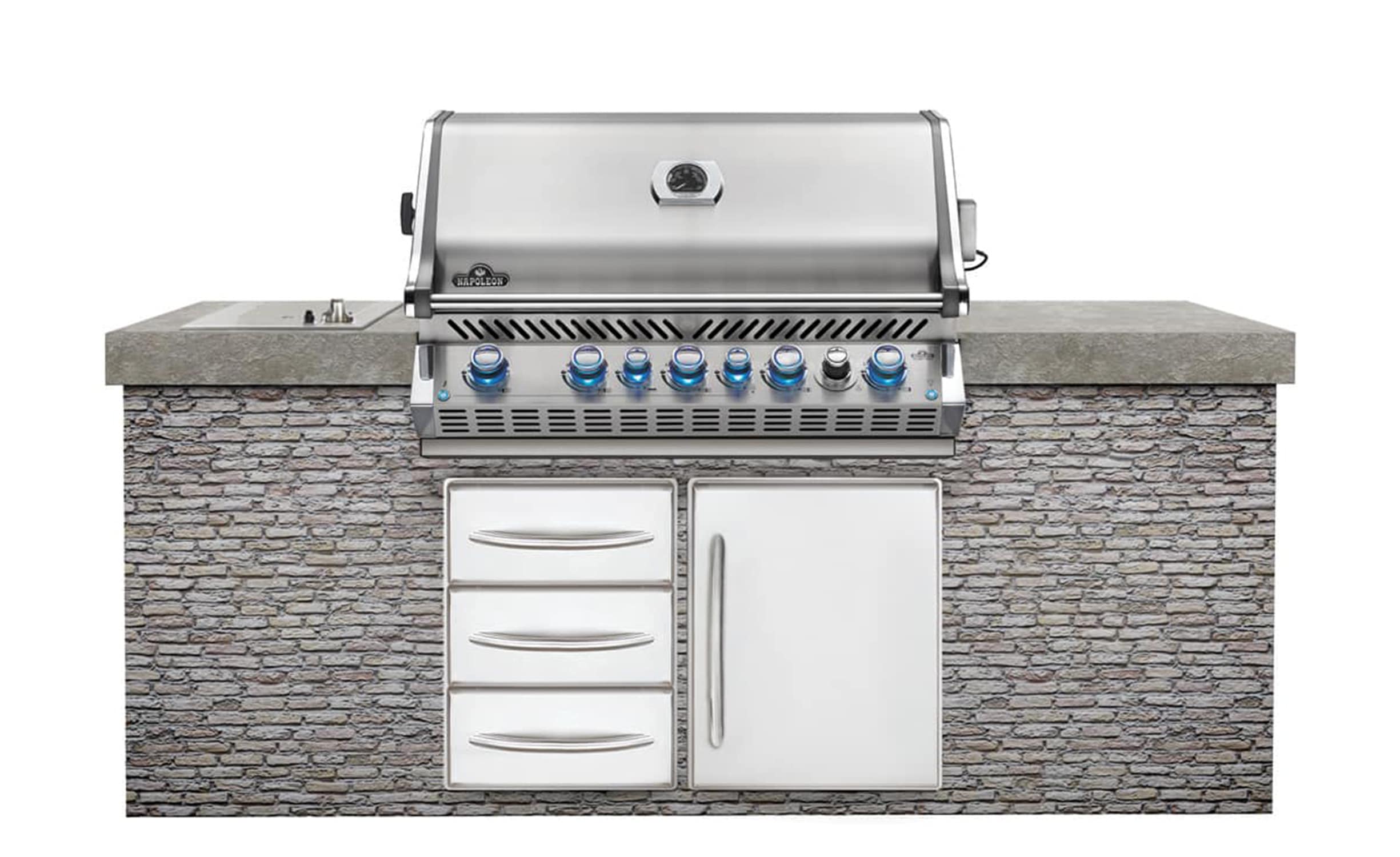 Barbecue inox incasso