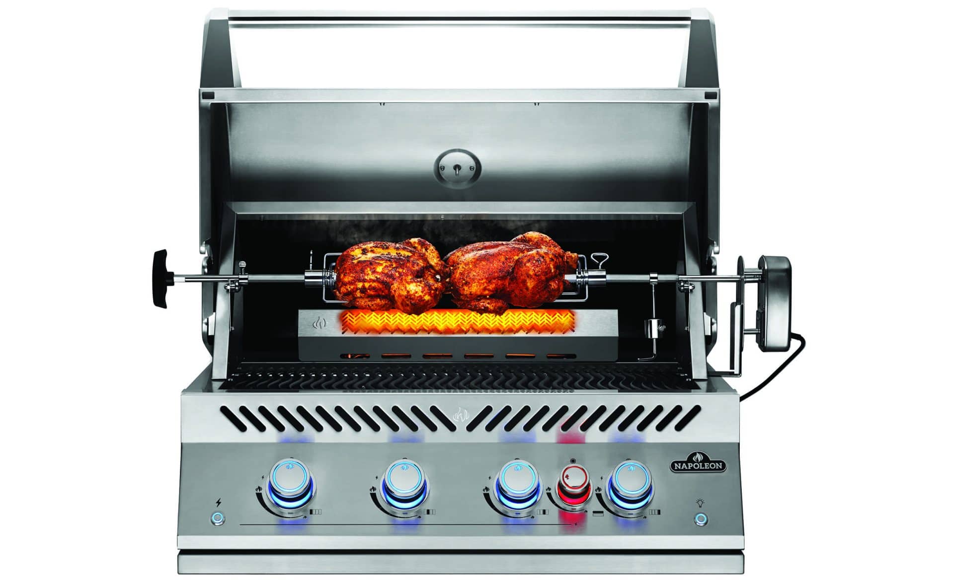 Barbecue inox infrarossi da incasso