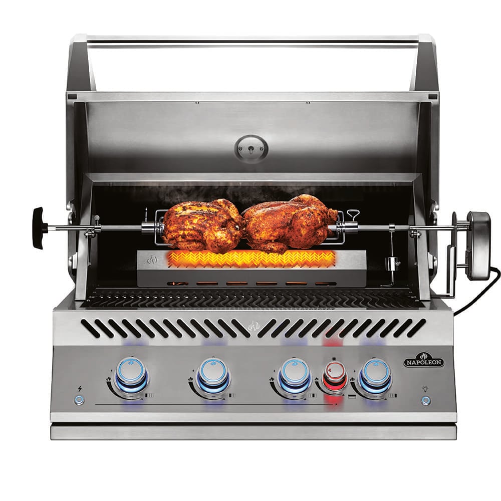 Barbecue inox infrarossi da incasso