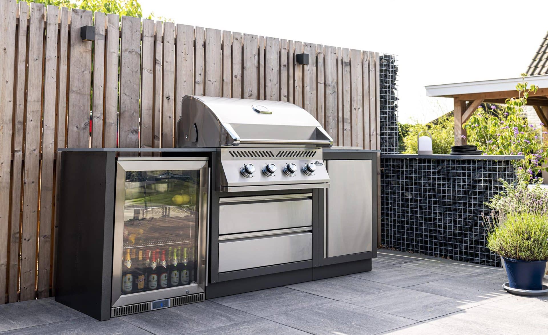 Cucina barbecue modulare inox