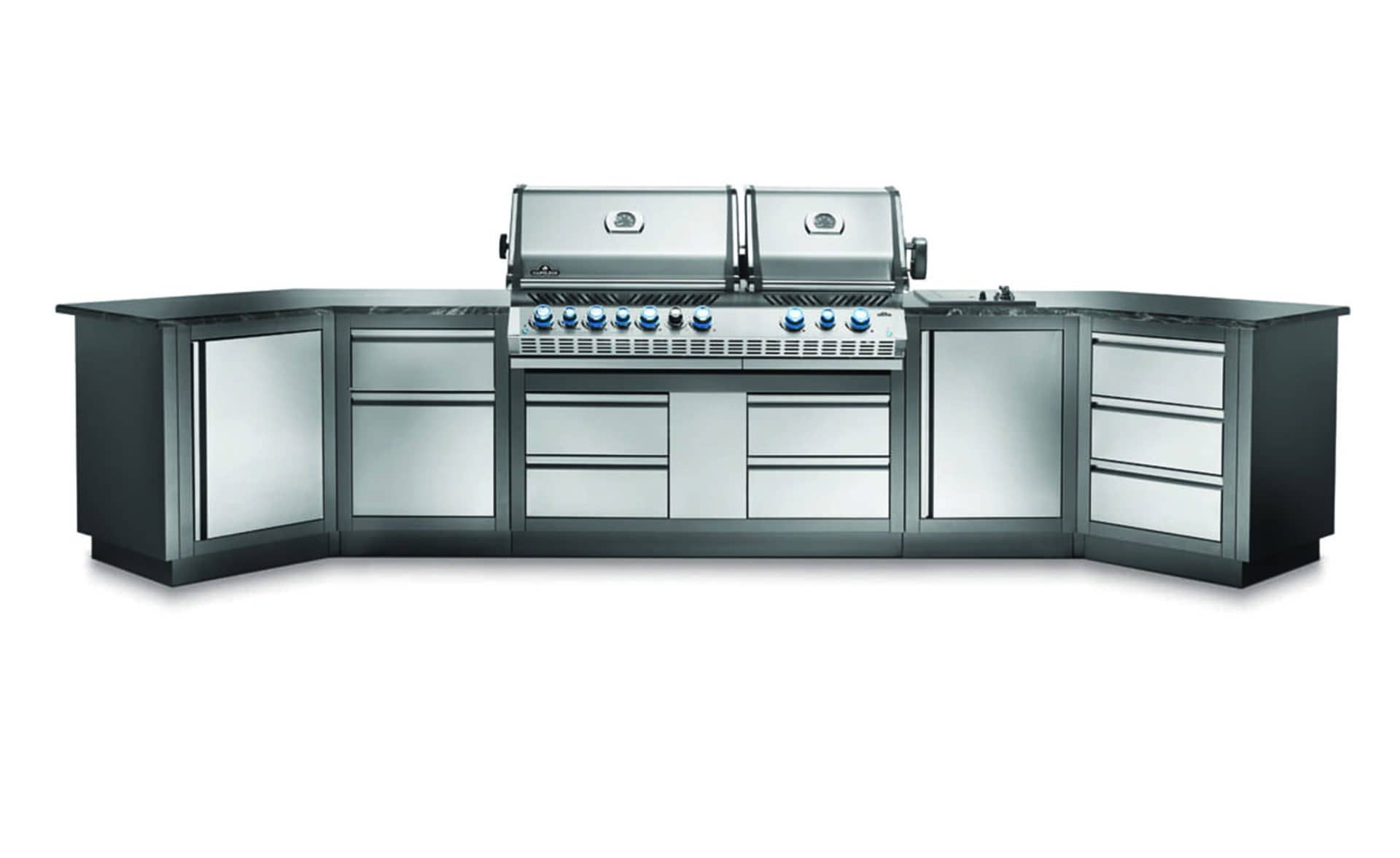 Cucina barbecue modulare inox