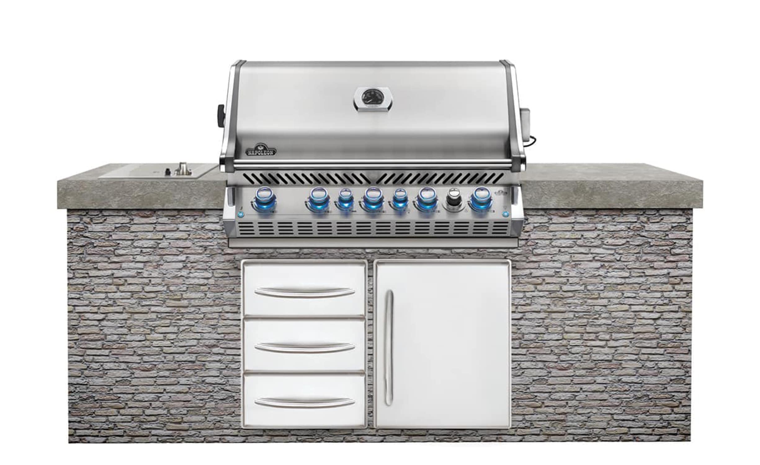 Inserto barbecue acciaio inox
