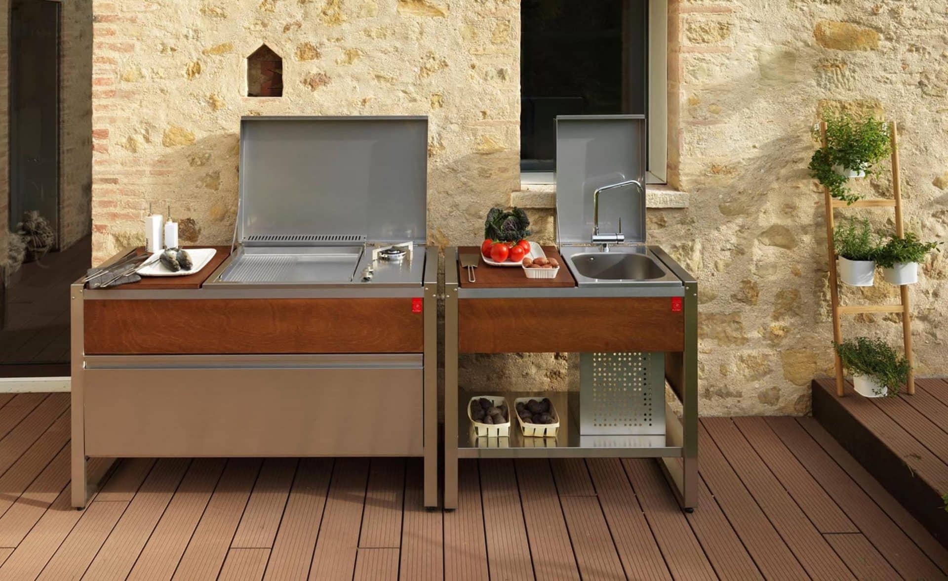 Piastra cooking station