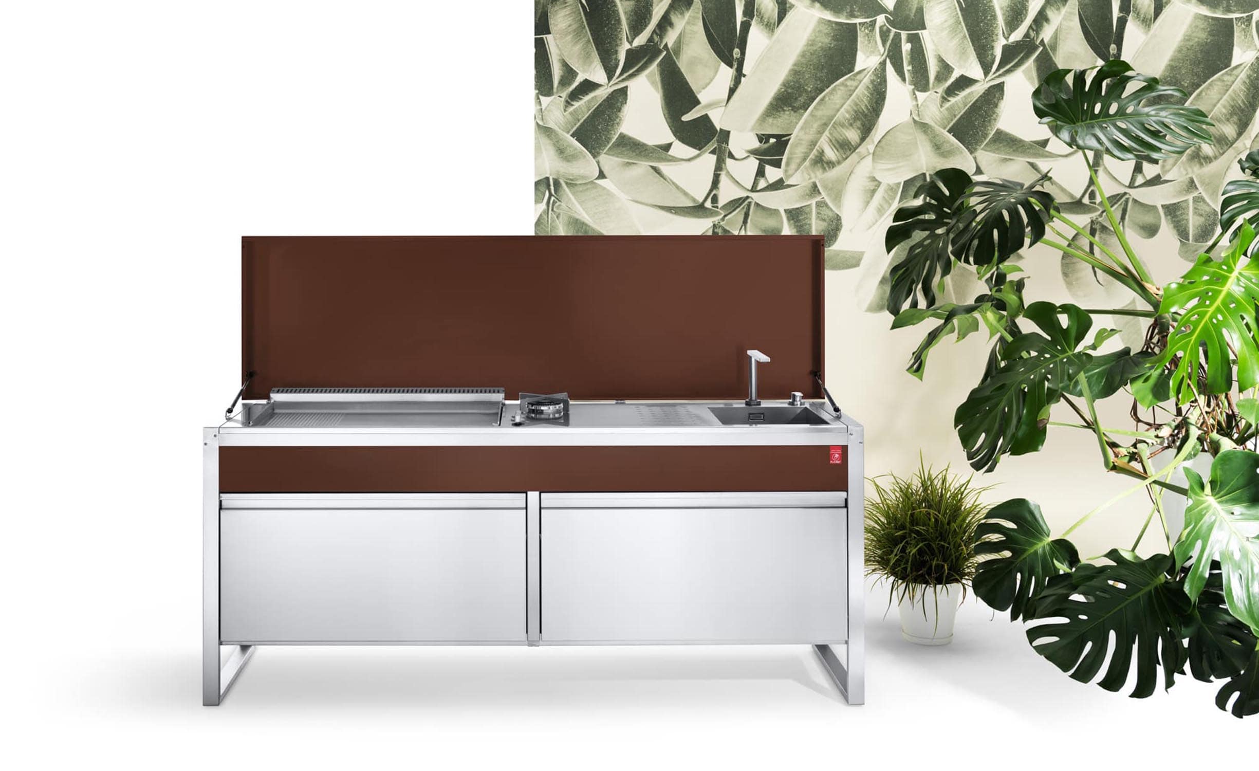 Piastra cooking station