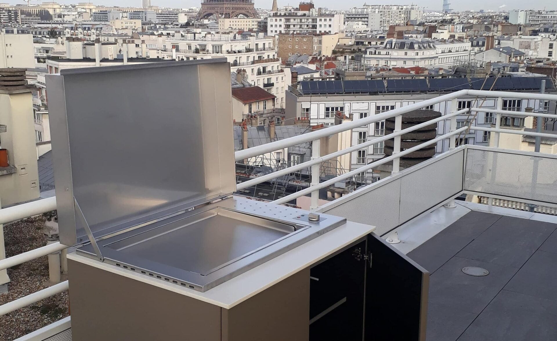 Piastra grill da inserto in acciaio inox