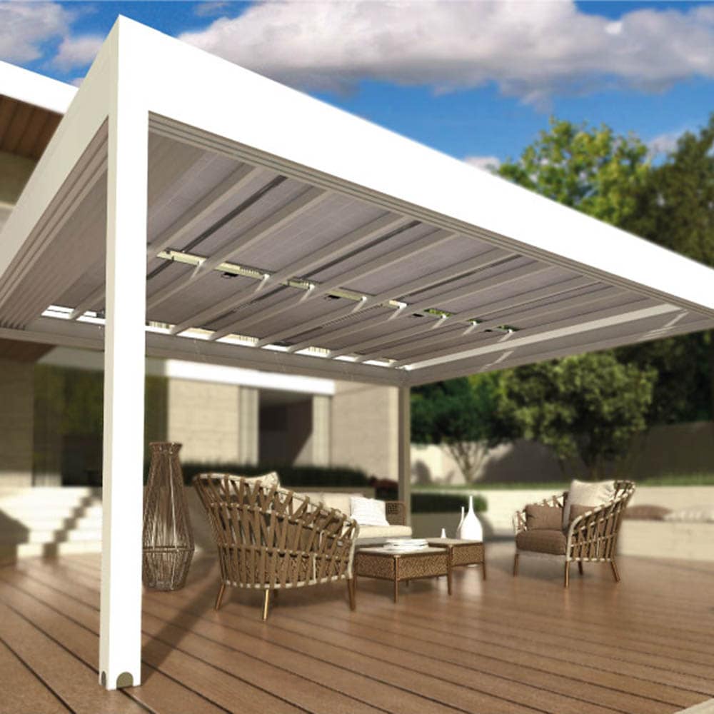 Pergola fotovoltaica basic con accumulo