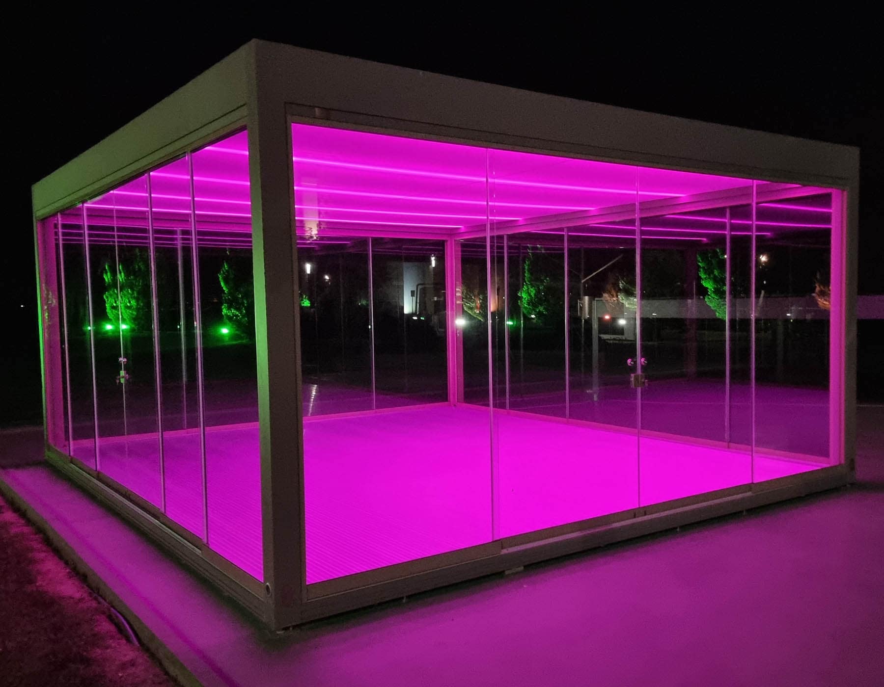 Pergola fotovoltaica con accumulo
