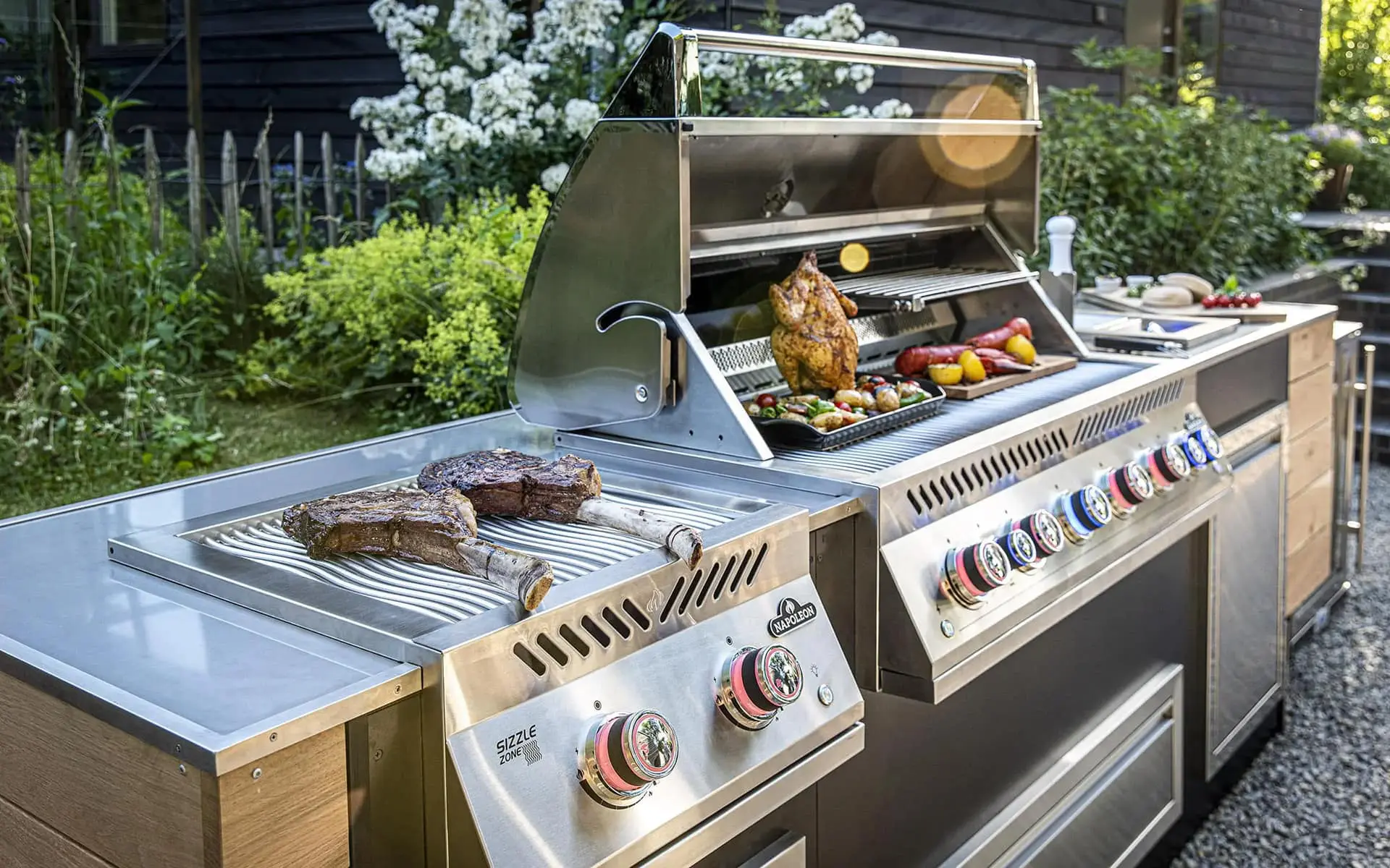 Cucine barbecue in muratura e prefabbricate