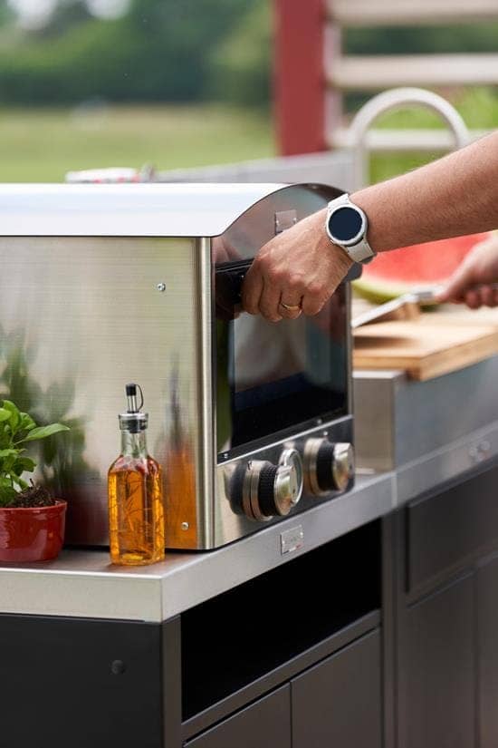 Le Marquier Cucina 3 Elementi Piano Inox con Credenze Duo