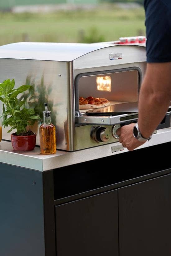 Le Marquier Cucina 3 Elementi Piano Inox con Credenze Duo