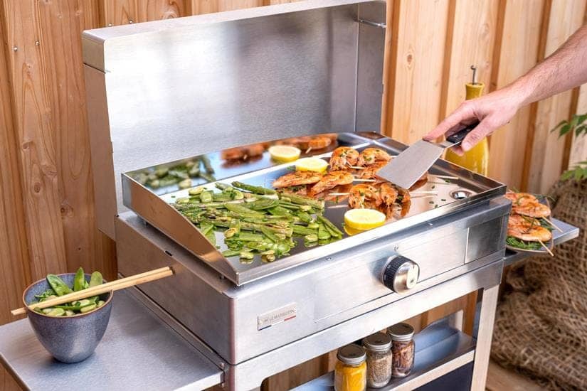 Le marquier Piastra Liscia Elettrica La Plancha Acciaio Inox 160