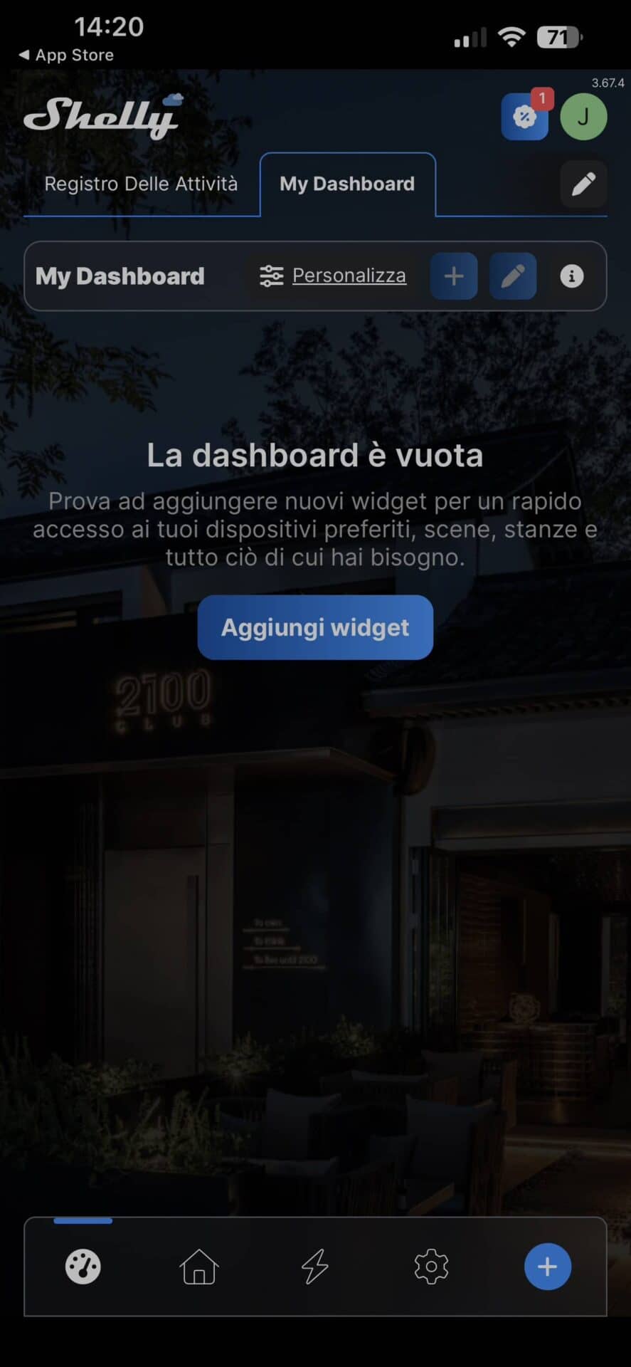 domotizzare una tenda da sole con Shelly