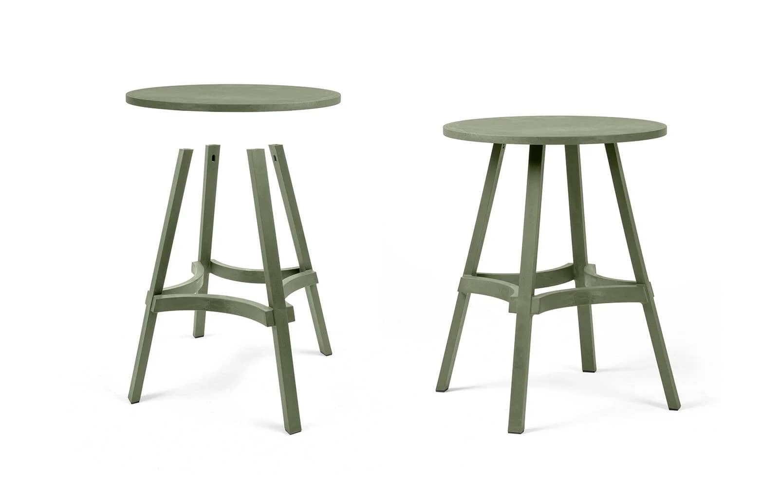Tavolo in plastica riciclata Nardi Combo 70